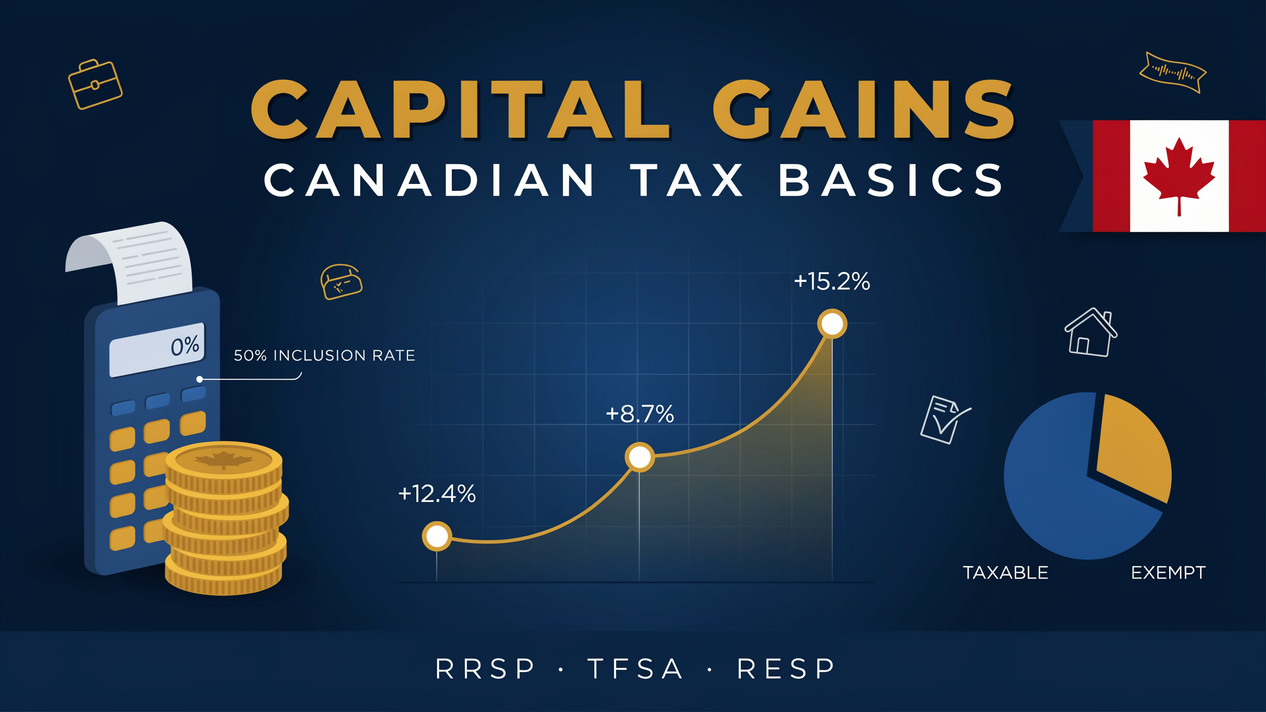 Capital Gains Tax in Canada: 2024 Rates, Inclusion & LCGE